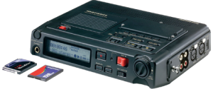 The Marantz PMD Digital Compact Flash portable recorder is used to audio record to PCM/WAV and MP3 files.